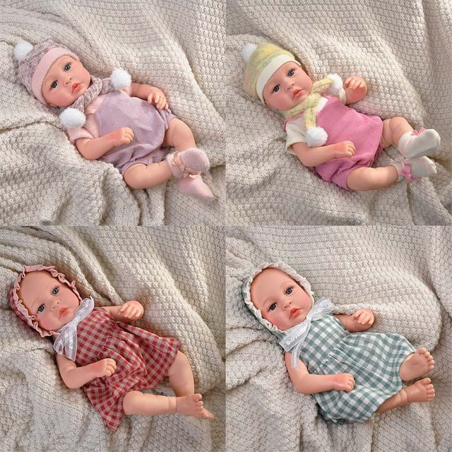 JINGXIN PRINCESS Reborn-Puppe, 45 cm, Stoffkörper, ohne Haare - Bild 1