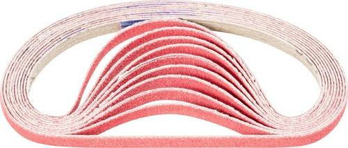 PFERD Keramikkorn Schleifband CO-COOL 120 für Edelstahl-Schliff, Körnung 120, B: 6 mm, L: 305 mm, 100 Stück - Bild 1