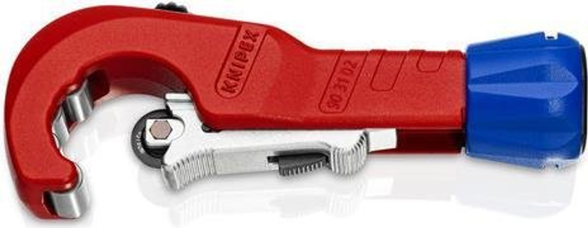 Knipex TubiX Rohrabschneider in Silber, Schwarz und Rot aus Stahl, Länge: 18,0 cm - Bild 2