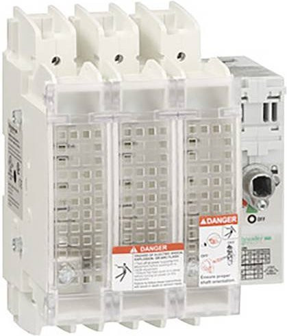 Schneider Electric Lasttrennschalter Sicherung in Weiß - Bild 1
