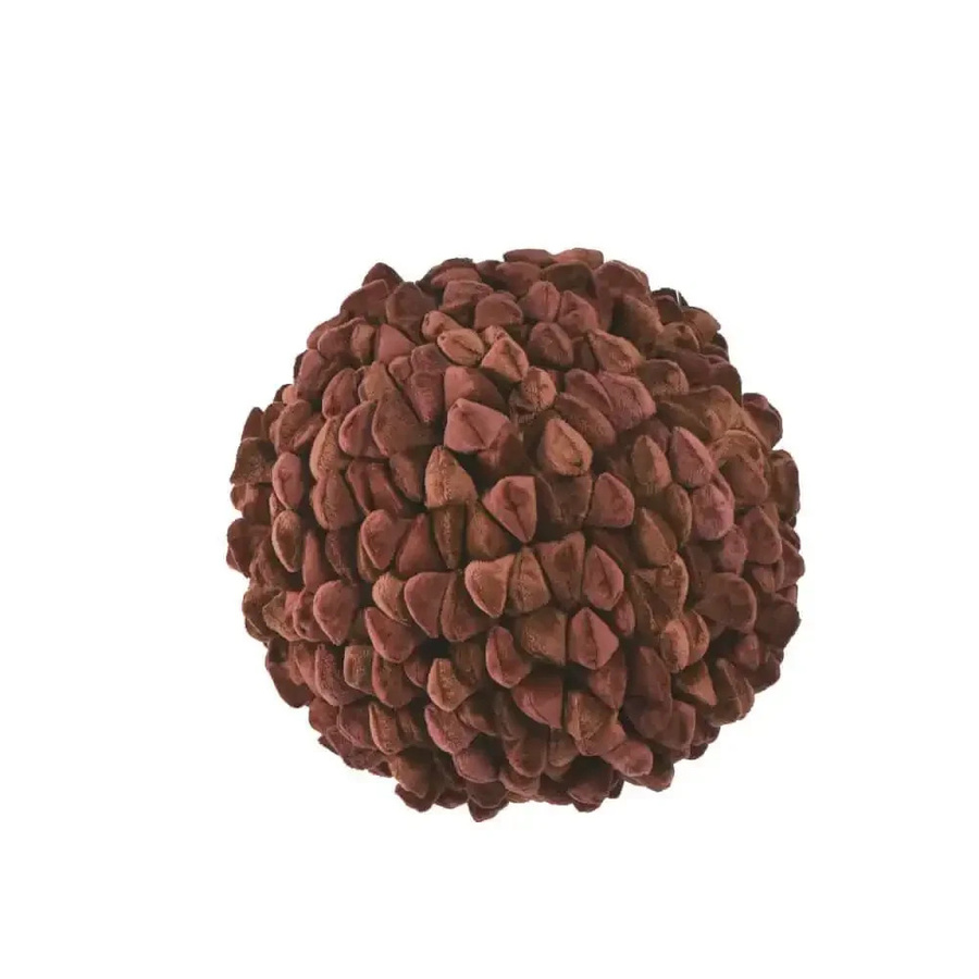 Haans Lifestyle Kissen Ball Pebble Canyon Copper in Braun, Durchmesser: 26 cm - Bild 1