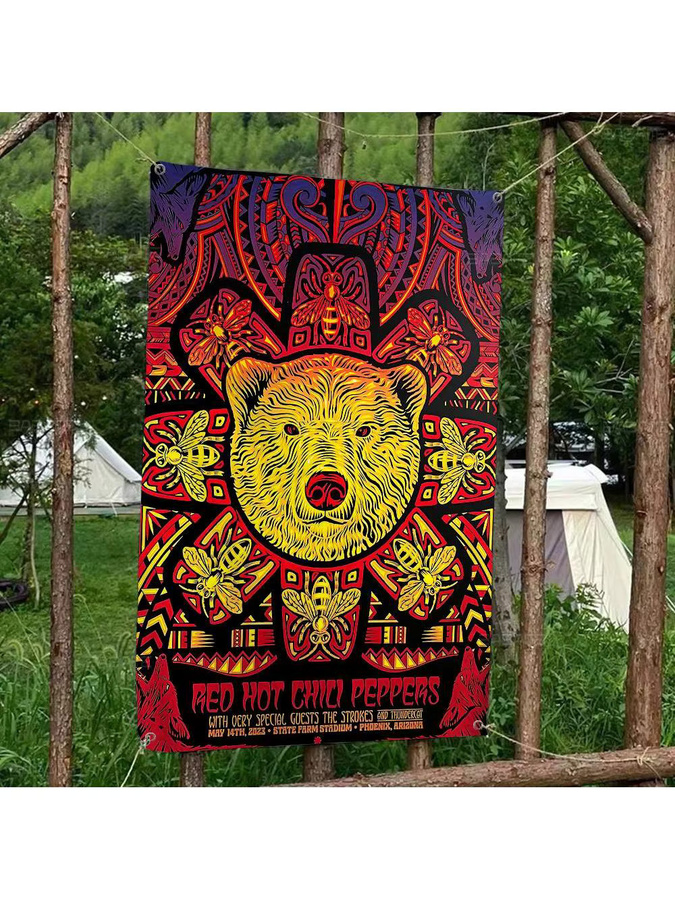 Beast Kingdom Red Hot Chili Peppers Anime Banner Wanddeko Multicolor B: 70 cm, H: 50 cm, T: 50 cm - Bild 5