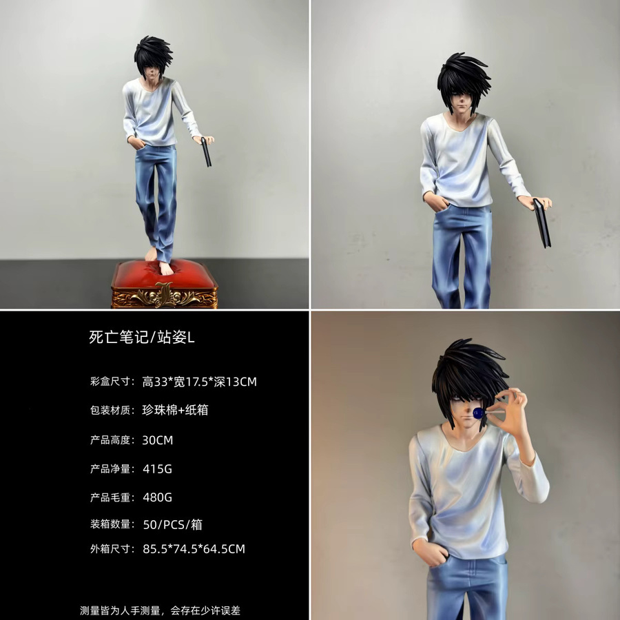 Bandai Death Note Ryuzaki L Lawliet, Anime-Figur, Harz, Kunststoff - Bild 3