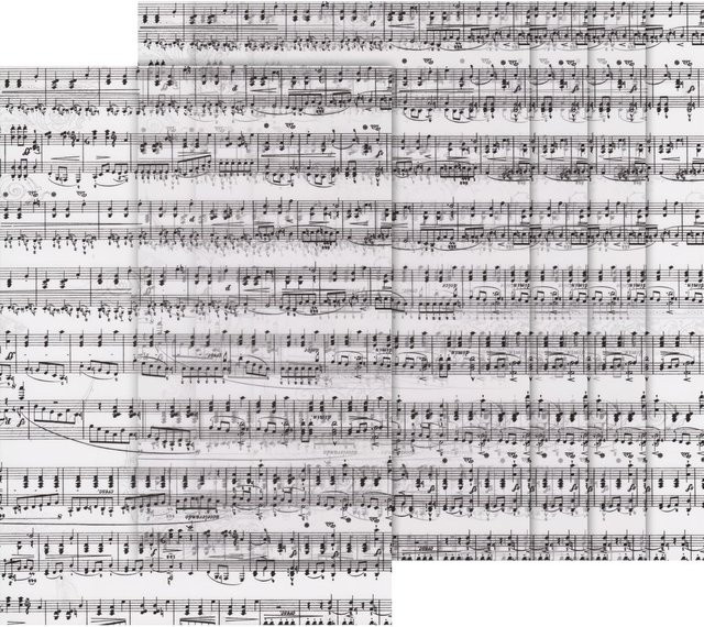 URSUS Transparentpapier Noten in A4, Multi-Farben - Bild 1