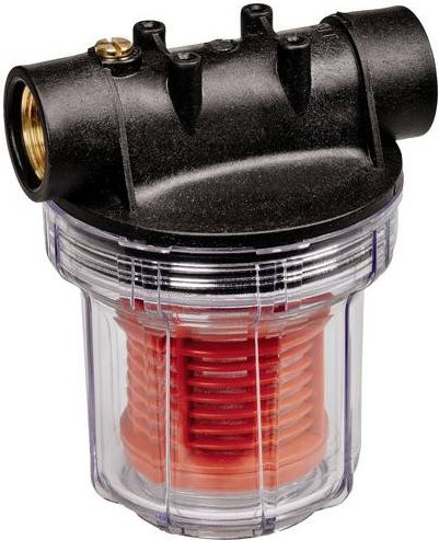 Einhell Vorfilter Accessory in Schwarz mit 33,25mm AG und 25mm IG - Bild 1