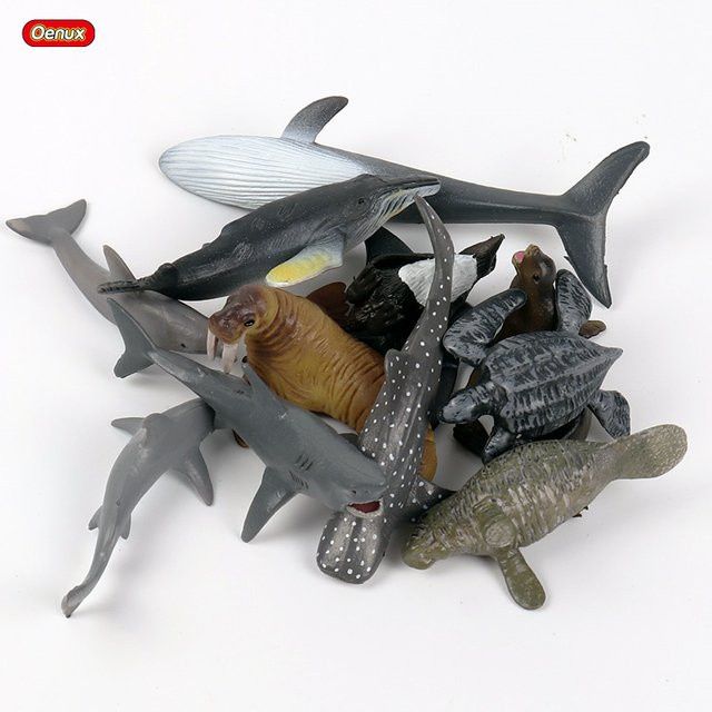 Oenux Mini Ozean Marine Hai Modell, Actionfiguren, Kunststoff, Bunt / Mehrfarbig - Bild 1