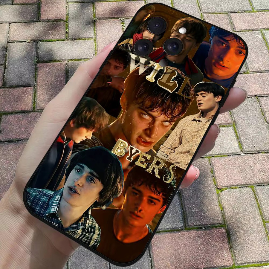 N-Noah Schnapp Handyhülle für iPhone in verschiedenen Modellen, Matte weiche Silikon-Schutzhülle, Multicolour - Bild 3