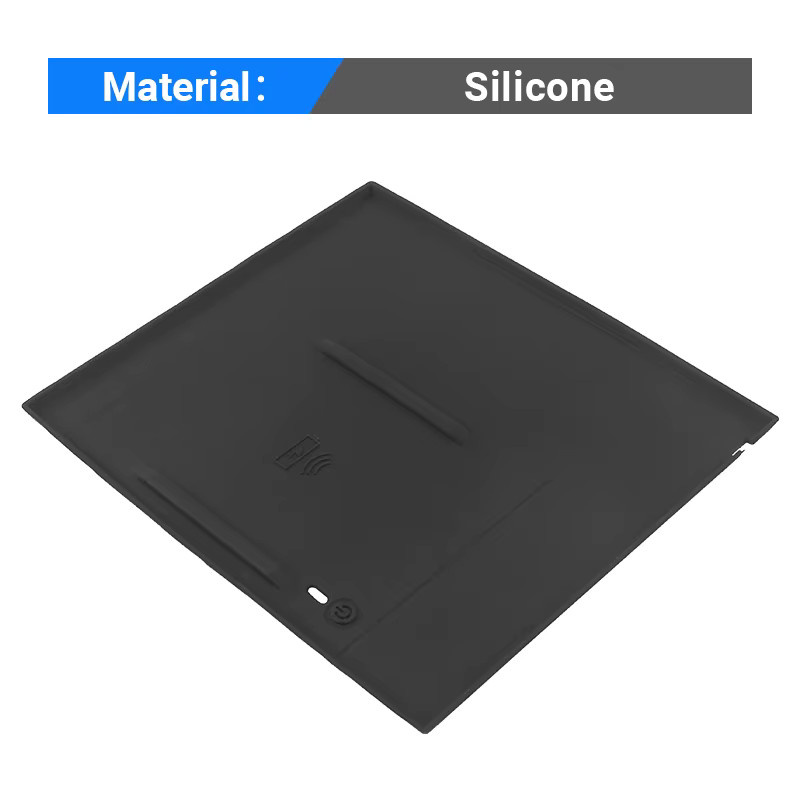 YaLumei Anti-Rutsch Silikon Matte für Honda CR-V 6. Generation 2023-2025, Schwarz, Zentrale Steuerung Telefon-Halterung und kabelloses Lade-Pad - Bild 5