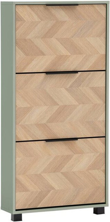 Schildmeyer Schuhkipper Piazza 3er Pistazie B/H/T: 59,8 x 124,5 x 19,55 cm