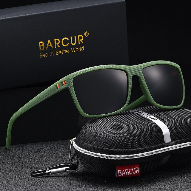 BARCUR Sonnenbrille, Vollrand, Square, Kunststoff - Bild 1