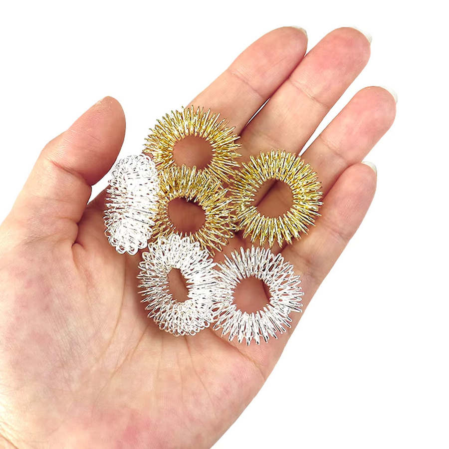 Raiuleko Finger-Massage-Akupunkturpunkt-Ring, Unisex, für Hände - Bild 2