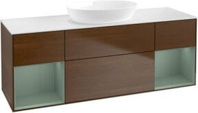 V&B Waschtischunterschrank Finion in Weiß lackiert, Breite: 160 cm, Tiefe: 50,1 cm, Höhe: 50,1 cm - Bild 1