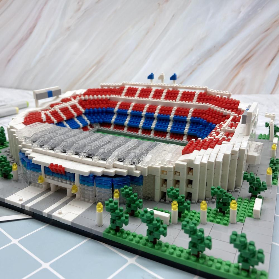 Linyi toy Barcelona Fußball Stadion Bauklötze ab 14 Jahren - Bild 3
