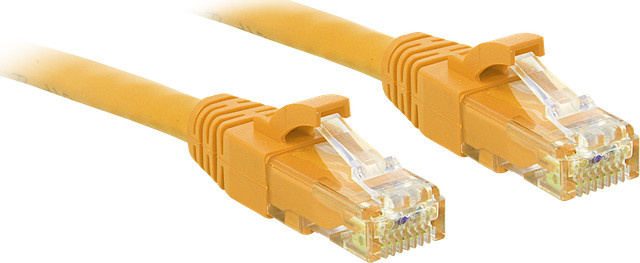 Lindy Patch-Kabel RJ-45 auf RJ-45, CAT 6, UTP, verseilt, Gelb, 30,0 m - Bild 1
