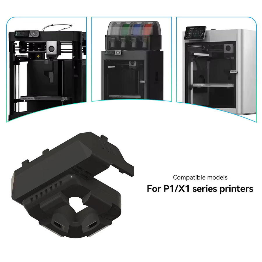 Bambu Lab Lüfterkanal-Upgrade für P1P P1S X1C X1E Hotend 3D-Drucker, Schwarz - Bild 4