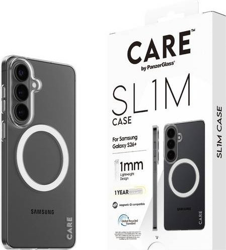 PanzerGlass Backcover für Samsung Galaxy S26+ Transparent mit induktivem Laden - Bild 1