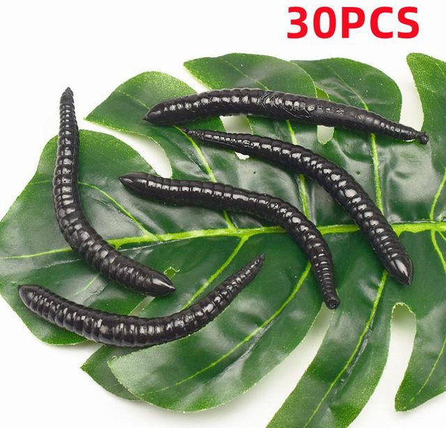 BC Pet Supplies Regenwurm Simulation, Weichgummi, Streich Trick Requisiten - Bild 1
