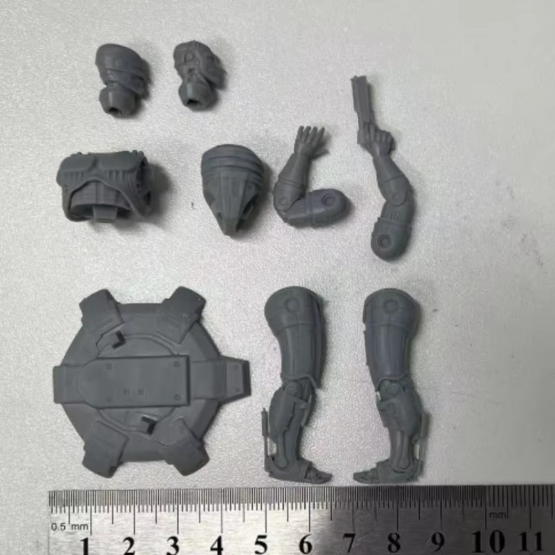 MODX Future X-Cops Stahlroboter Modellbausatz Harzfigur 1/24 - Bild 2