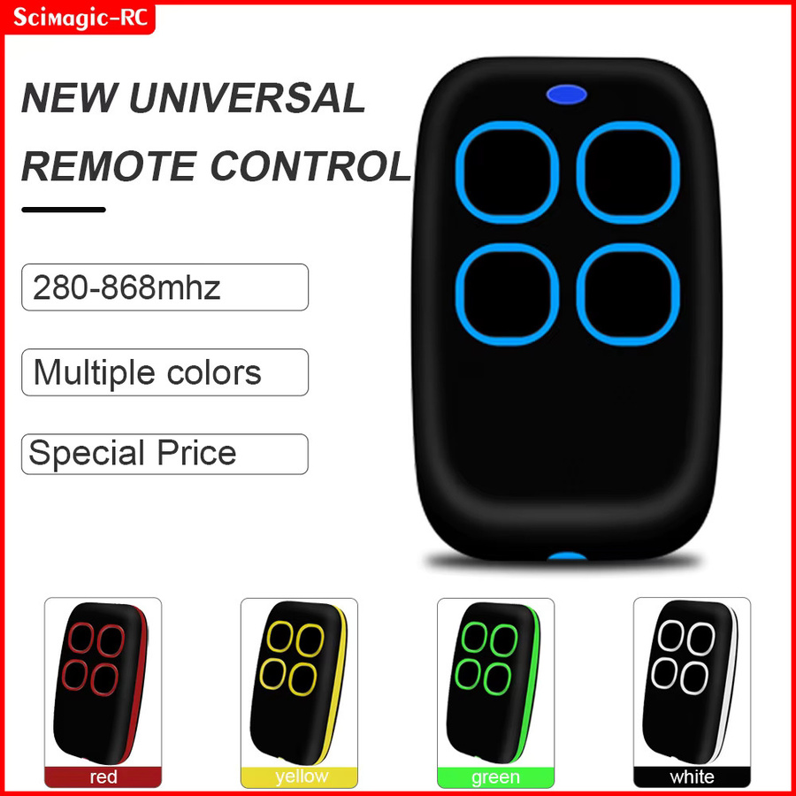 Scimagic-RC Universelle Multifrequenz Garagentor-Fernbedienung für 280-868 MHz und 433 MHz mit festem und rollendem Code - Bild 2