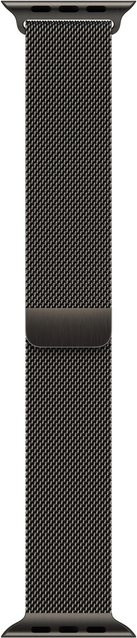 Apple Uhrenarmband Milanaise, Edelstahl, Schwarz, Unisex, 41 mm - Bild 1