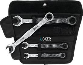Wera Joker 4 Maul-Ringratschenschlüssel-Satz 4-teilig, Silber, Chrom-Molybdän-Stahl, SW 10-19 mm - Bild 4
