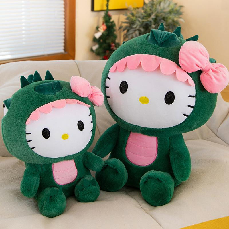 Bai Fen Bai dolls and toys Dinosaurier Katze Puppe Plüschtier 35 cm - Bild 3