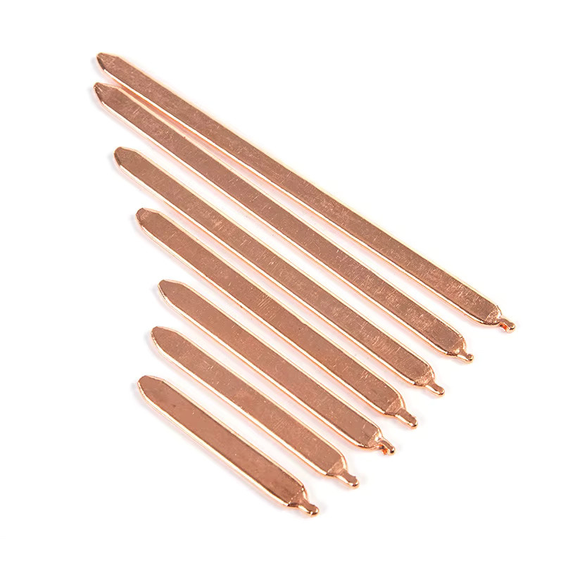 JTZTF Kupferrohr DIY Computer Laptop Kühlung Flachrohr Heatpipe Gold, Breite: 60 mm bis 150 mm - Bild 2