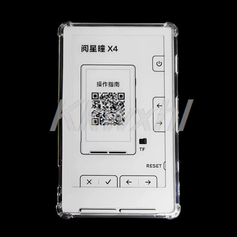 Xteink X4 E-Book Schutzhülle aus transparentem Soft TPU mit Drop Resistance für 4,3 Zoll Display - Bild 5