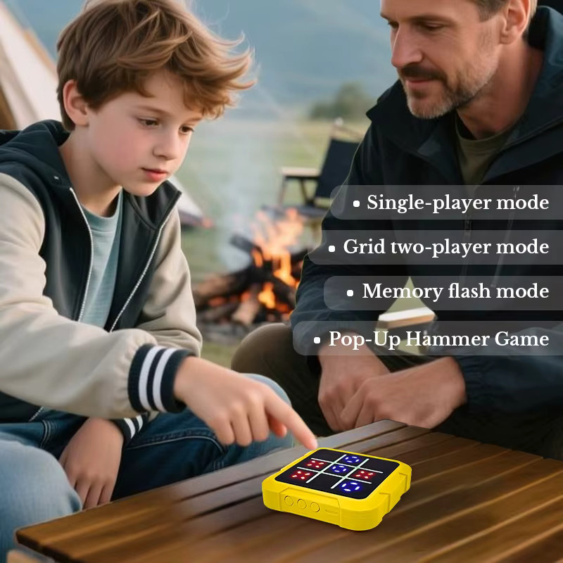 oenas Tic-Tac-Toe-Spiel, Elektronisches Logik-Brettspiel, Zweispieler - Bild 2