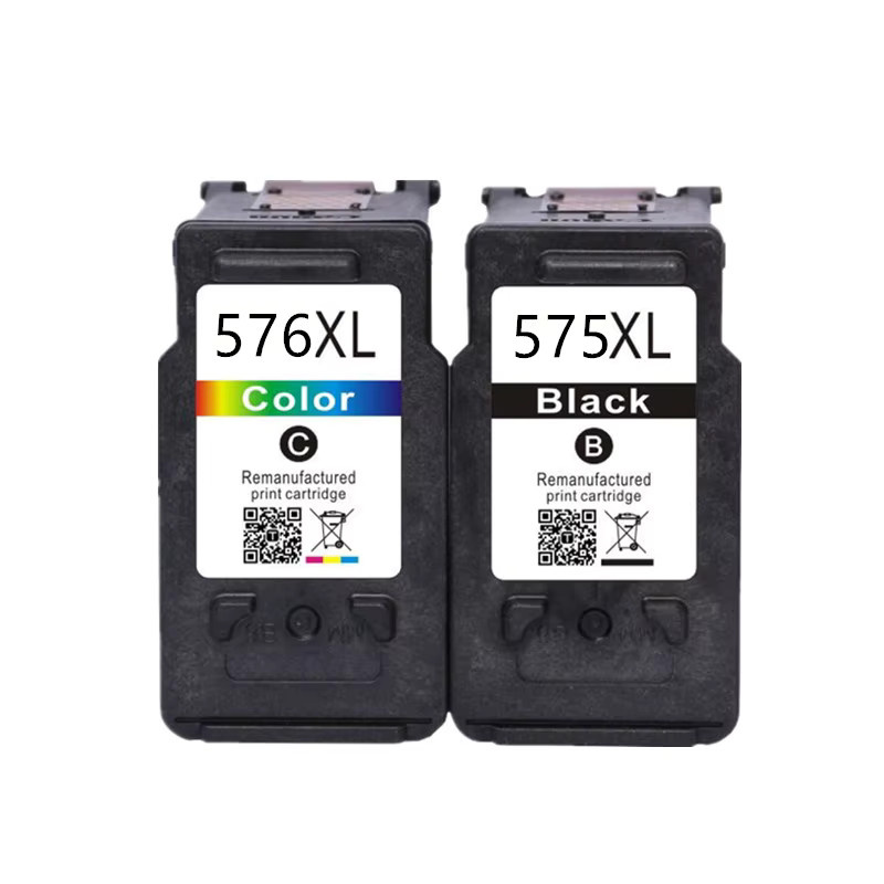 Wiederaufbereitete Canon Tintenpatrone Schwarz für PIXMA TS3550i TS3551i TR4750i TR4751i (575 XL / 576 XL) - Bild 2