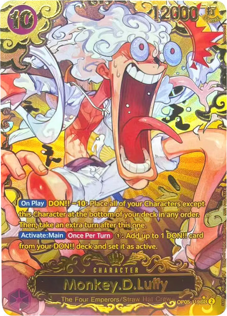 Bandai One Piece Monkey D. Ruffy Sammelkarten, English - Bild 1