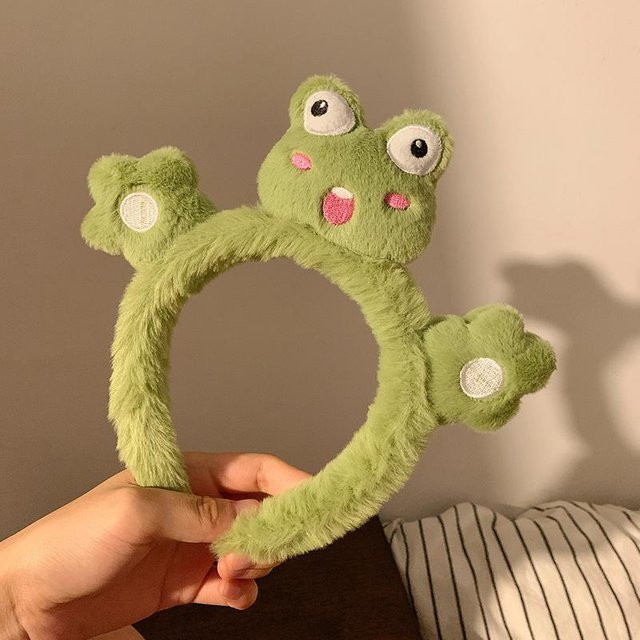 Rd lala Haarreif, Frosch Plüsch, grün, Mädchen - Bild 1