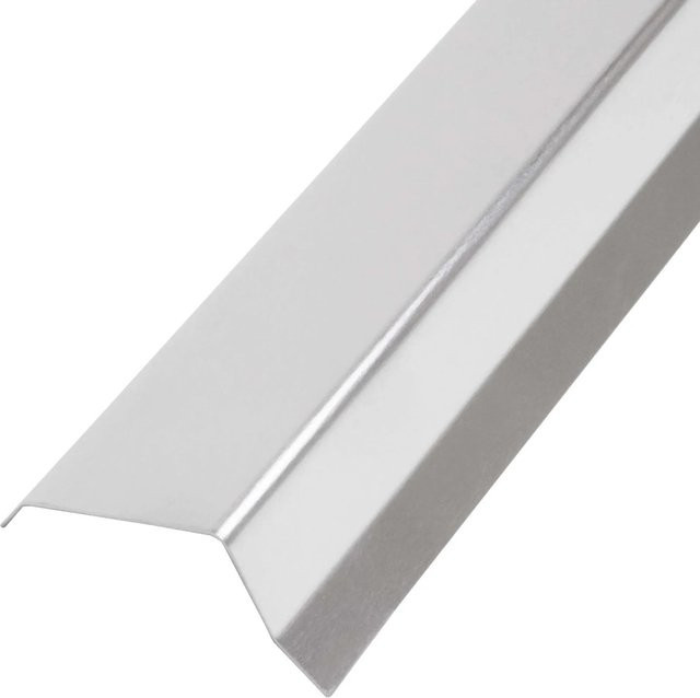 Daprona Attika Dachblech Giebelblech aus Aluminium in Silber, Länge: 2 m, Breite: 35 mm - Bild 1
