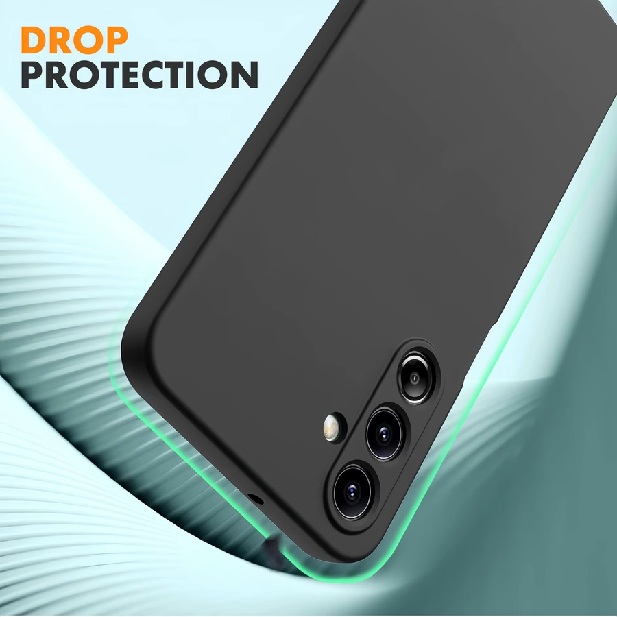 Stoßfeste Schutzhülle in Schwarz für Samsung Galaxy A17 inklusive 2 Stück Anti-Blau Panzerglas - Bild 5