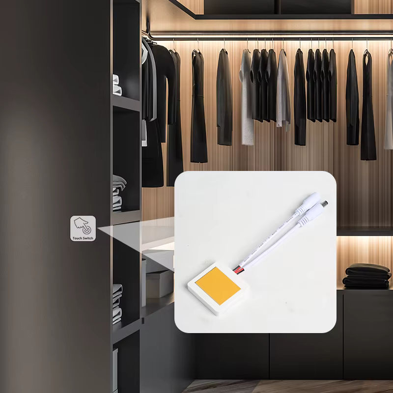GEDLUZI Ultradünner LED-Touchsensor mit stufenloser Dimmfunktion, 12V 5A 60W, berührungsempfindlicher Schalter für Holz, Marmor und Keramik - Bild 3