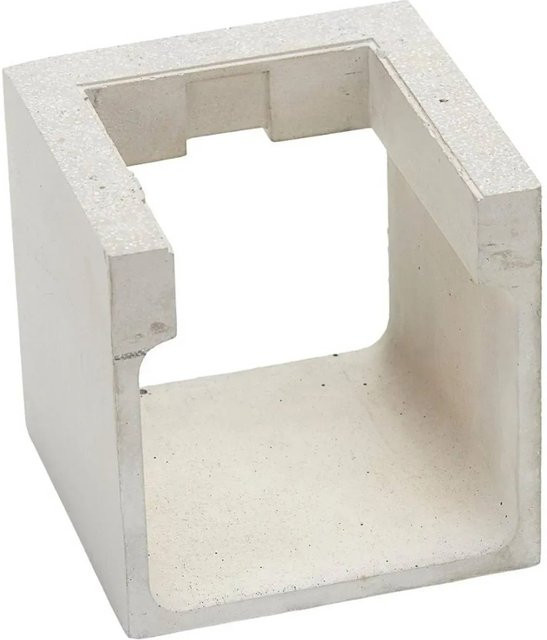 Lucande LED Wandleuchte Riak 9619102 Außenleuchte aus Beton und Alu in Grau, 2-flammig Up-Down Licht, IP65, B/H: 13,0 x 23,0 cm - Bild 1