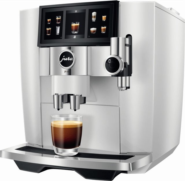 Jura J8 twin Kaffeevollautomat Diamond White - Bild 1