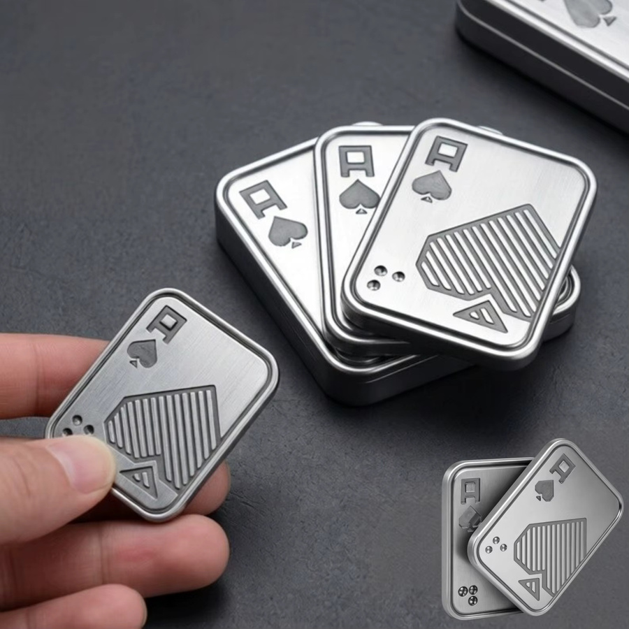 soulbao Spade A Poker Magnetischer EDC-Slider, Glatter Taktile-Klick-Spielzeug - Bild 2