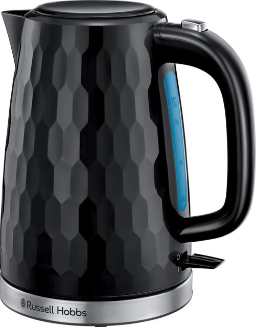 Russell Hobbs Honeycomb Wasserkocher Schwarz 1,7 l mit Kalkfilter und Abschaltautomatik - Bild 1