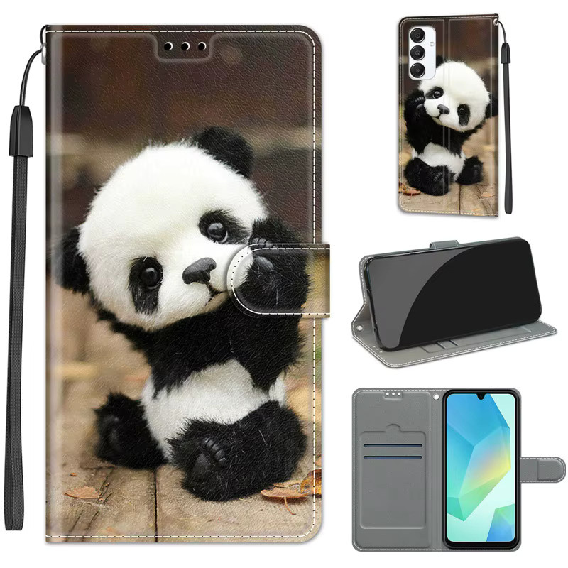 Magnetische Leder-Flipcase Brieftasche für Samsung Galaxy A17 5G SM-A176B - Bild 2