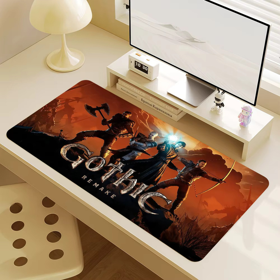 Remake G-Gothic Gaming Mauspad in Multicolour, rutschfestes und verdicktes Schreibpad mit Lockedge für Gaming und Büro - Bild 5
