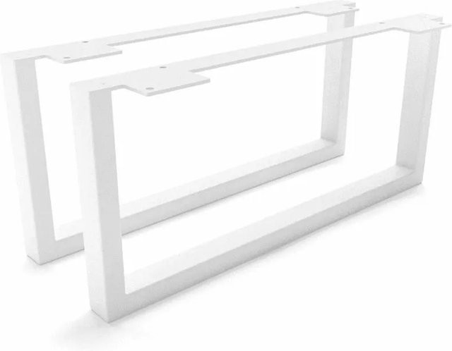 HEVVA Möbelfüße GRAZ 2er Set Weiß, Höhe: 20 cm, Tiefe: 45 cm - Bild 1