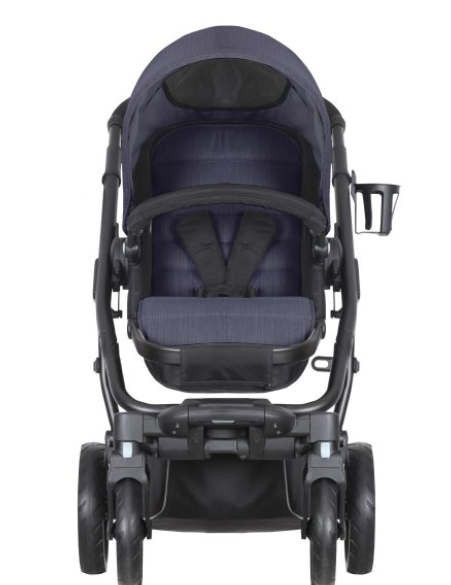 Nikimotion Blade Sport Ebony Kombi Kinderwagen aus Aluminium in Schwarz, faltbar und einhändig klappbar - Bild 2