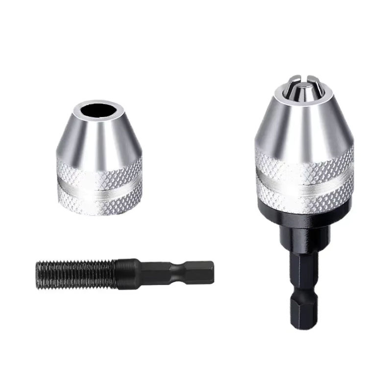 KRIOCY Schnellspannbohrer mit Spannzangenfutter und sechseckigem Schaft für elektrische Schleifwerkzeuge, 0,3–3,6 mm - Bild 2
