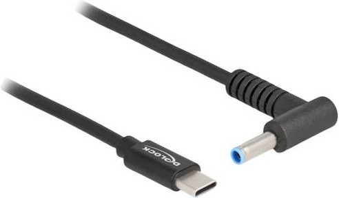 Delock USB-C auf DC 3,0mm Ladekabel, Schwarz, Länge: 1,50 m - Bild 1