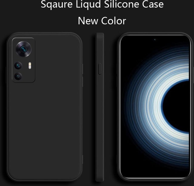 Matte Silikon Schutzhülle für Xiaomi Mi 12, 12x, 12s, 12T Pro und 12 Lite mit Kamera-Schutz in Schwarz oder Rot - Bild 1