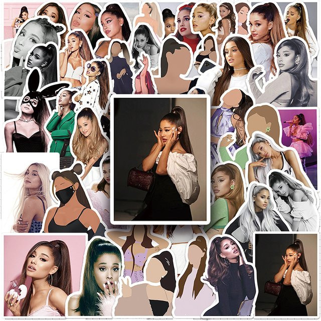 Ariana Grande Aufkleber, Bunt / Mehrfarbig, 10/30/50 Stück - Bild 1