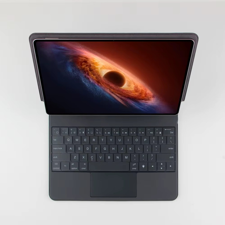 HONOR MagicPad 4 Magnetische Smart-Hülle mit hintergrundbeleuchteter Magic-Tastatur und Multi-Touch-Trackpad, Schwarz, 12,3 Zoll - Bild 2