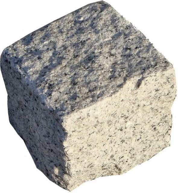 Eurostone Granit-Pflaster Hellgrau Lose B/T/H: 9 x 9 x 9 cm - Bild 1