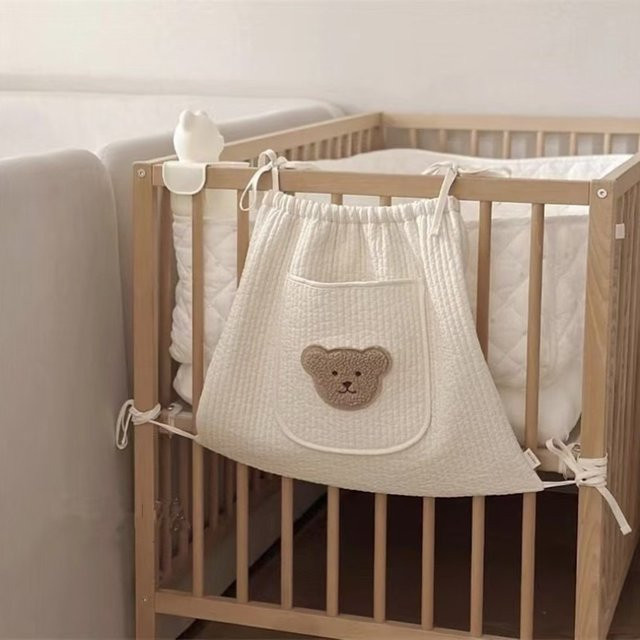 Multifunktionale Kinderwagen Organizer Tasche in Weiß für Windeln und Spielzeug mit großer Kapazität - Bild 1